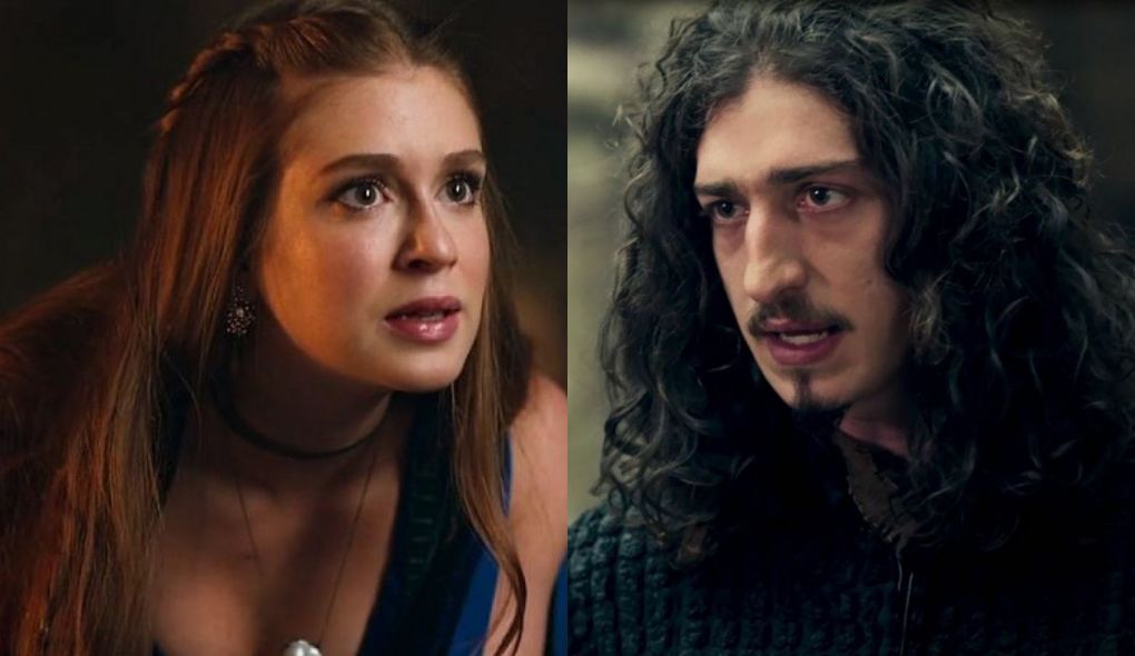 Amalia (Marina Ruy Barbosa) e Rodolfo (Johnny Massaro) de Deus Salve o Rei