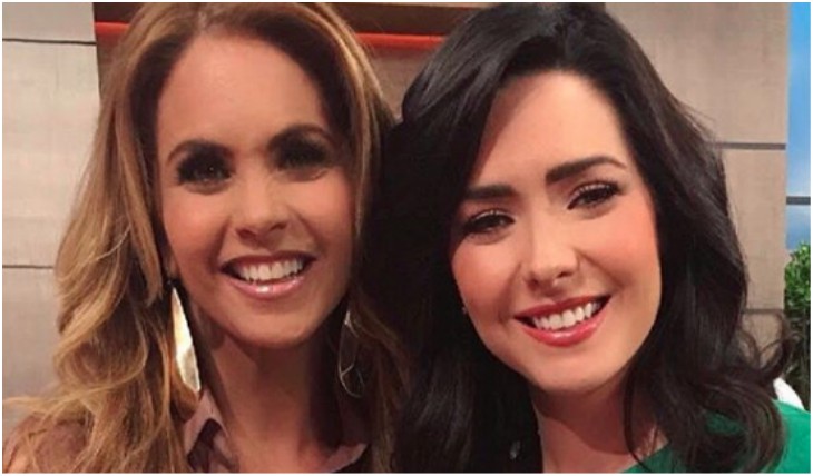 Lucero e Ariadna Díaz no programa Hoy da Televisa (Divulgação)