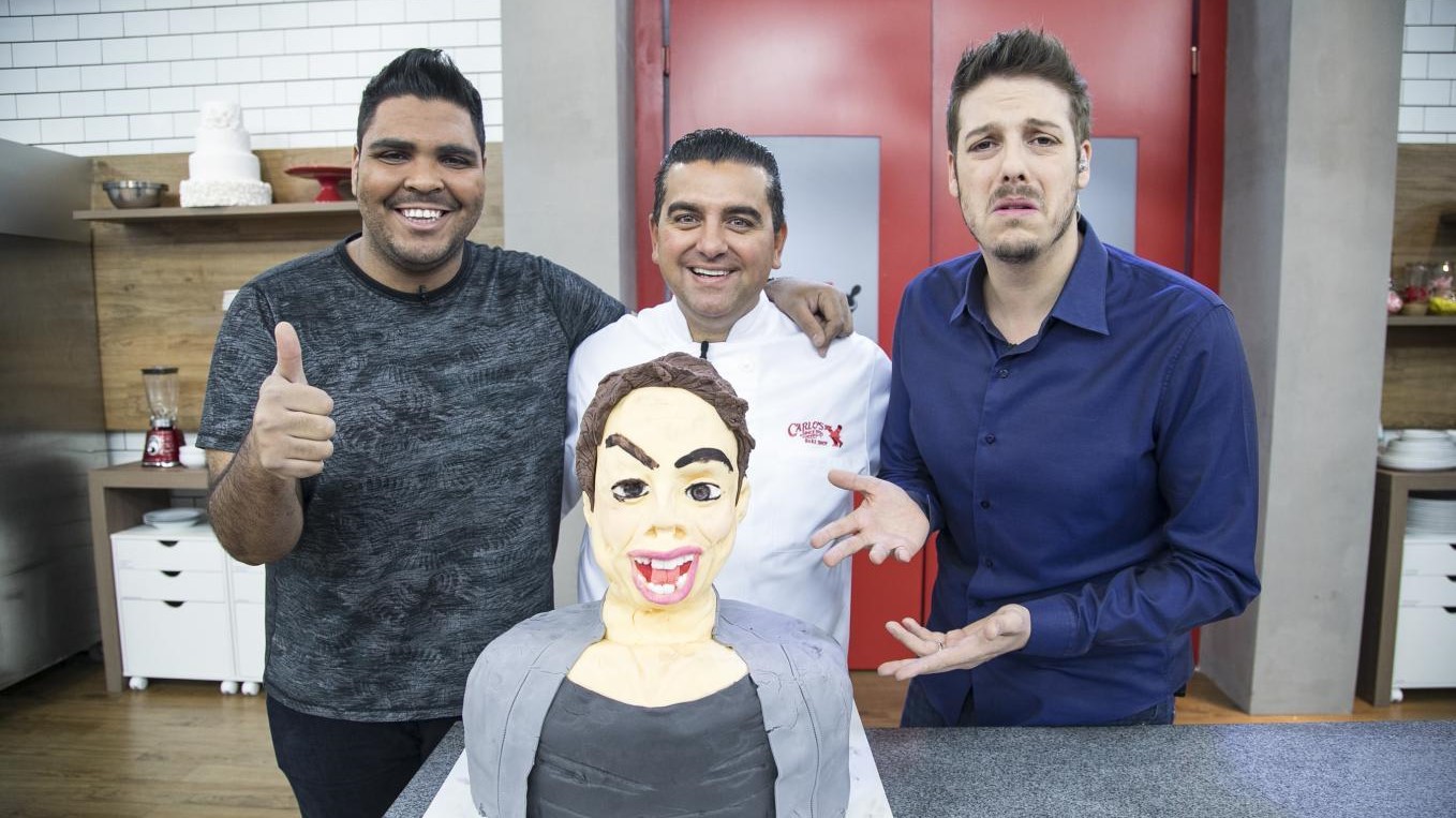 Fábio Porchat e Paulo Vieira participam do Batalha dos Confeiteiros