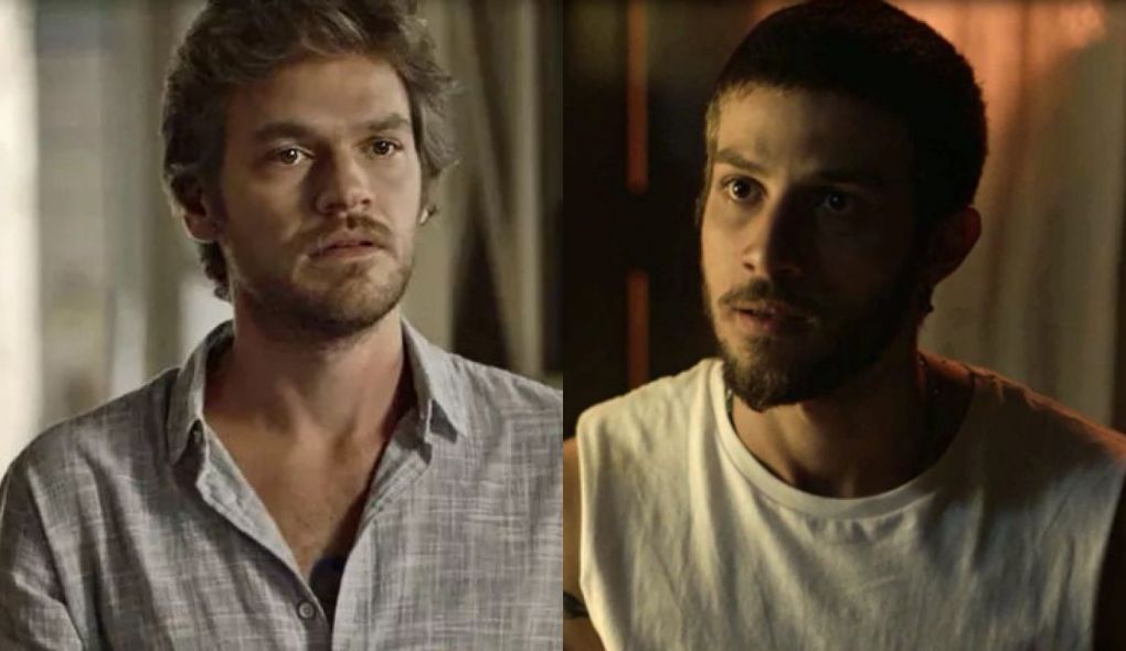 Beto (Emilio Dantas) e Icaro (Chay Suede) de Segundo Sol