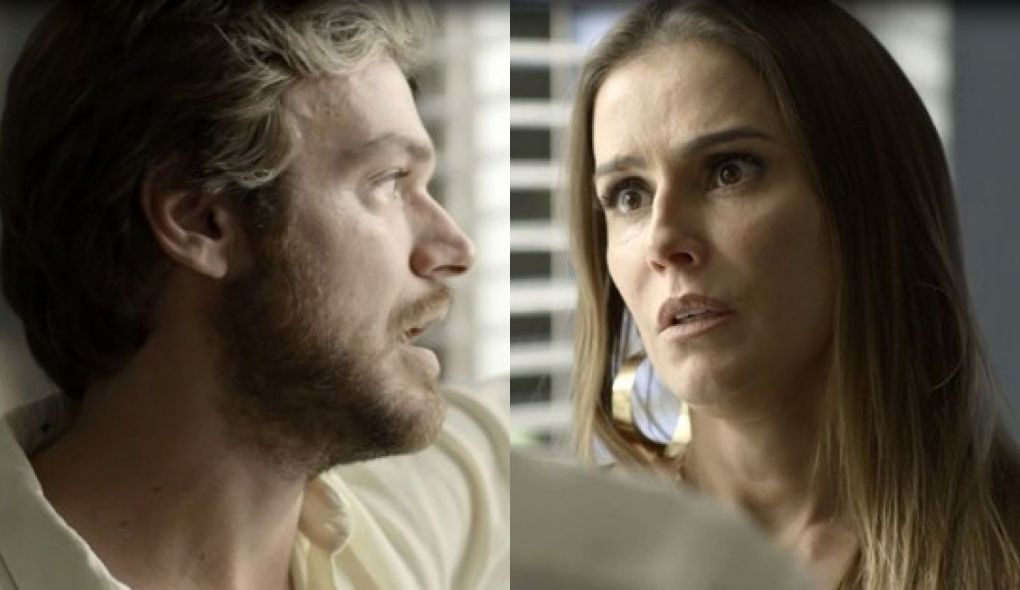 Beto (Emilio Dantas) e Karola (Deborah Secco) de Segundo Sol