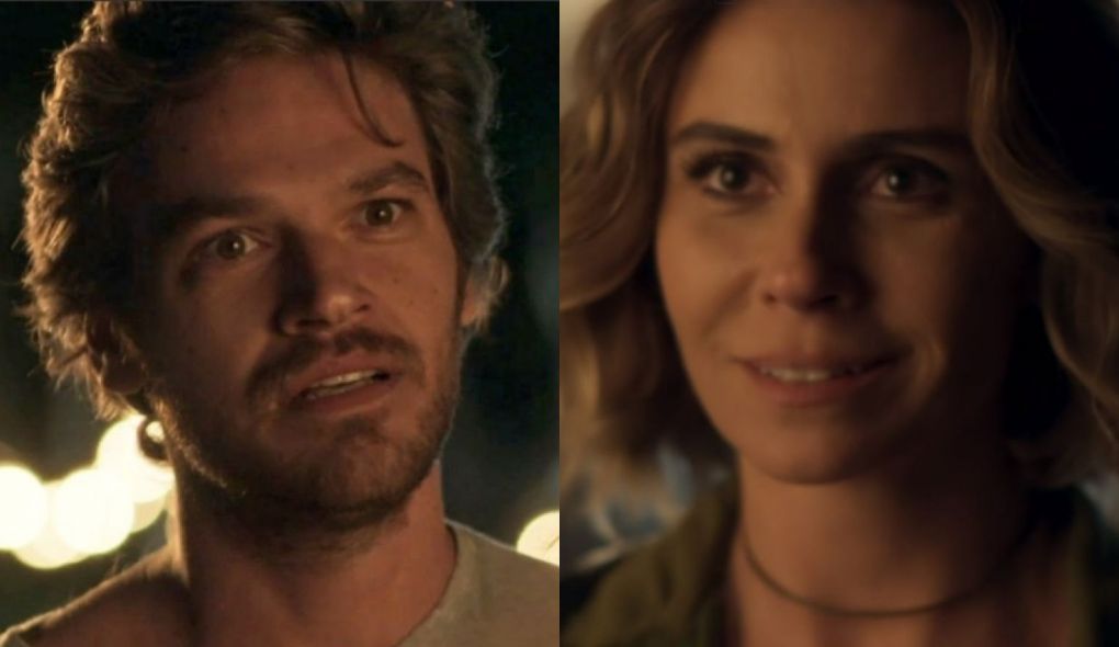 Beto (Emilio Dantas) e Luzia (Giovanna Antonelli) de Segundo Sol