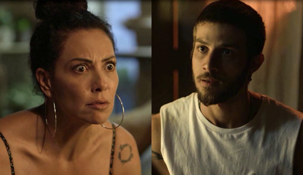 Cacau (Fabiula Nascimento) e Icaro (Chay Suede) de Segundo Sol