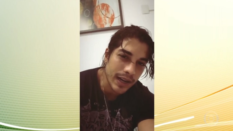 Denuncia feita por atriz de Malhacao contra Douglas Sampaio virou assunto de reportagem do Jornal Hoje
