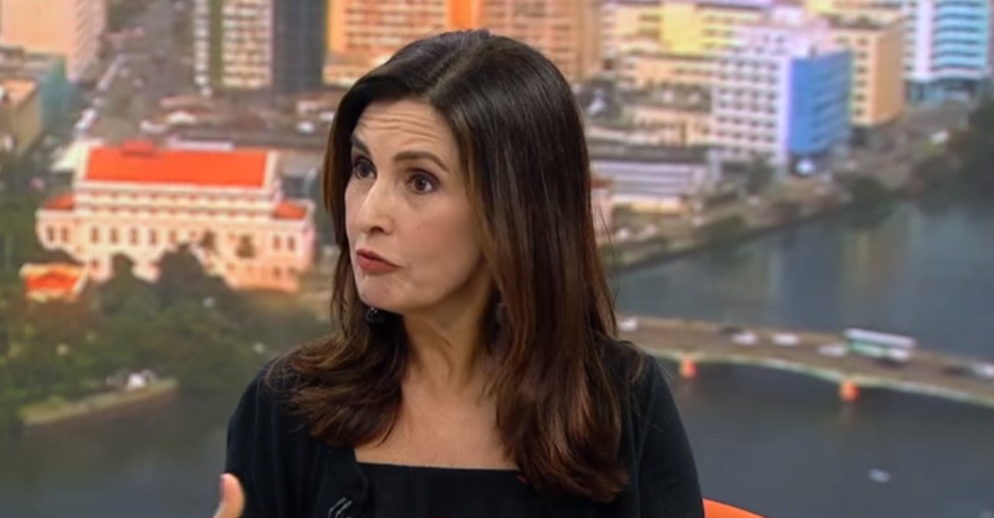 Fatima Bernardes em jornal da Globo Nordeste