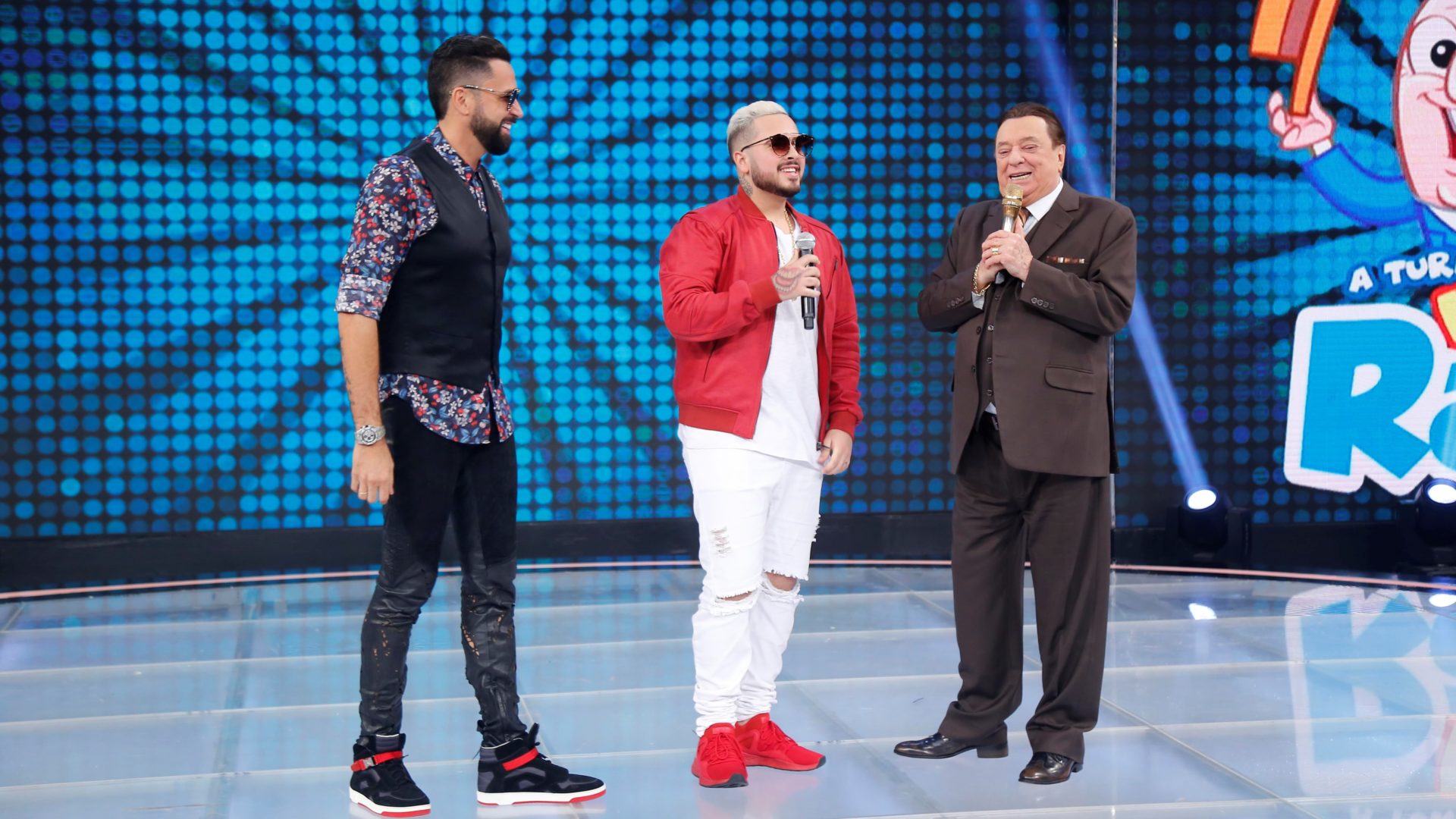 Latino e MG15 no Programa Raul Gil