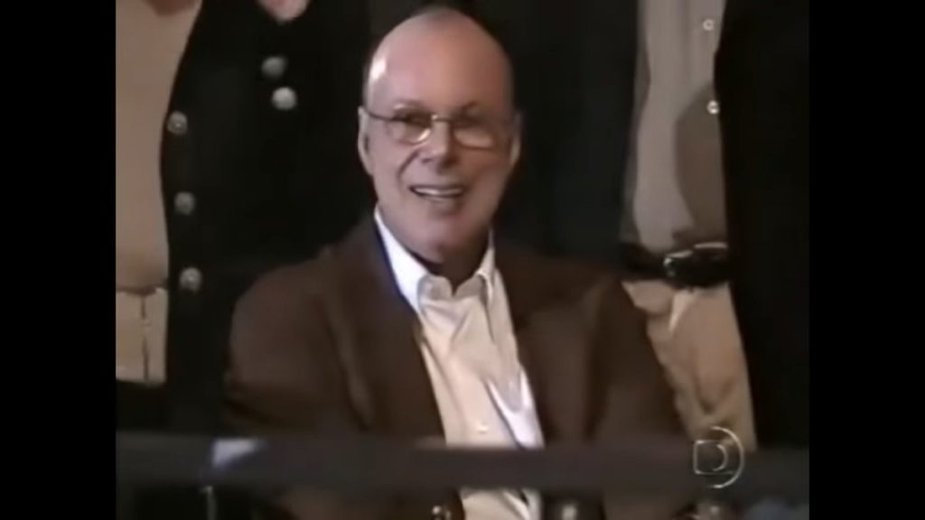 Gilberto Braga no encerramento de Celebridade