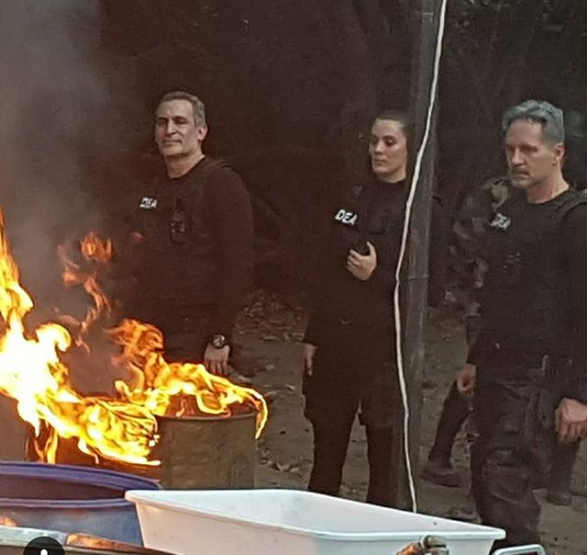 Guy Ecker grava sua participação em O Senhor dos Céus (Divulgação)