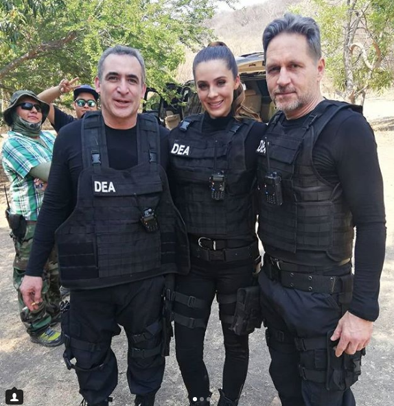 Guy Ecker grava sua participação em O Senhor dos Céus (Divulgação)