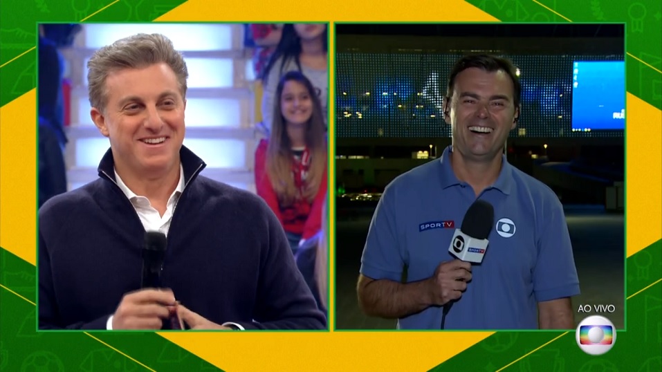 Luciano Huck e Tino Marcos no Caldeirão do Huck
