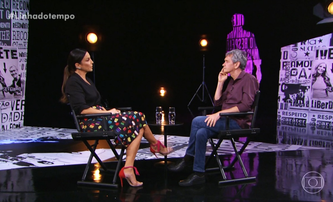 Ivete Sangalo e Serginho Groisman no Altas Horas