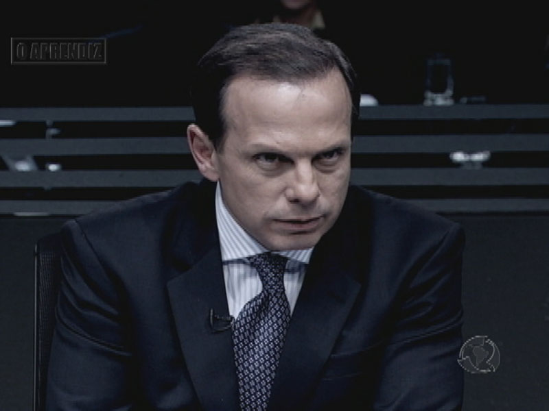 Joao Doria no programa O Aprendiz