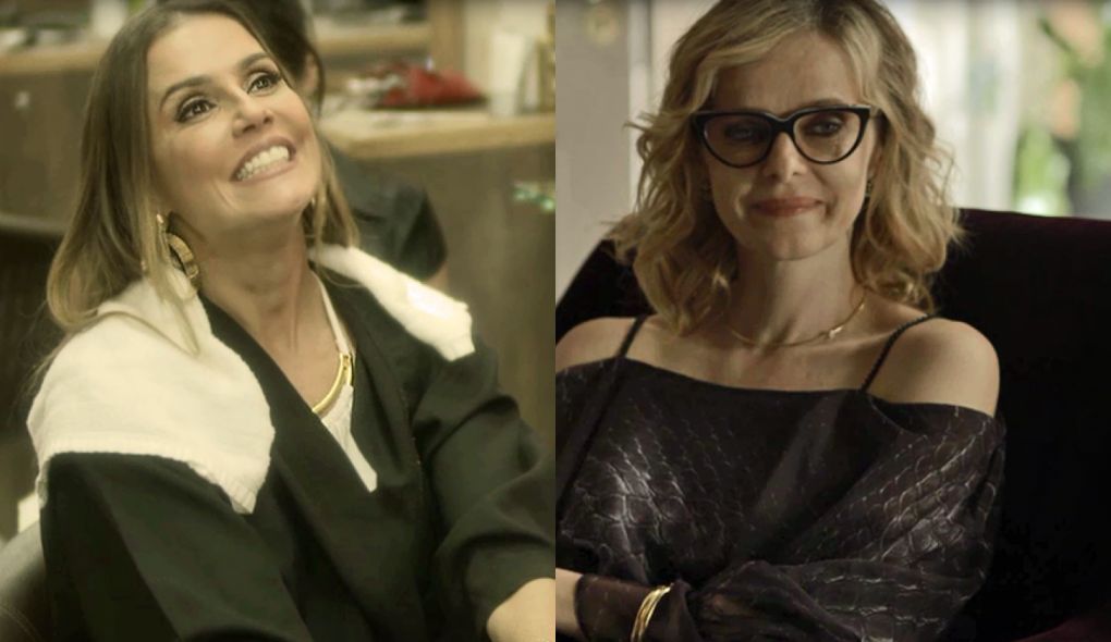 Karola (Deborah Secco) e Karen (Maria Luisa Mendonca) de Segundo Sol