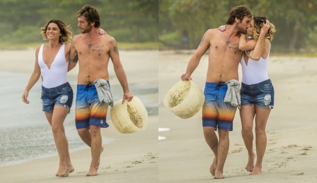 Luzia (Giovanna Antonelli) e Beto (Emilio Dantas) de Segundo Sol