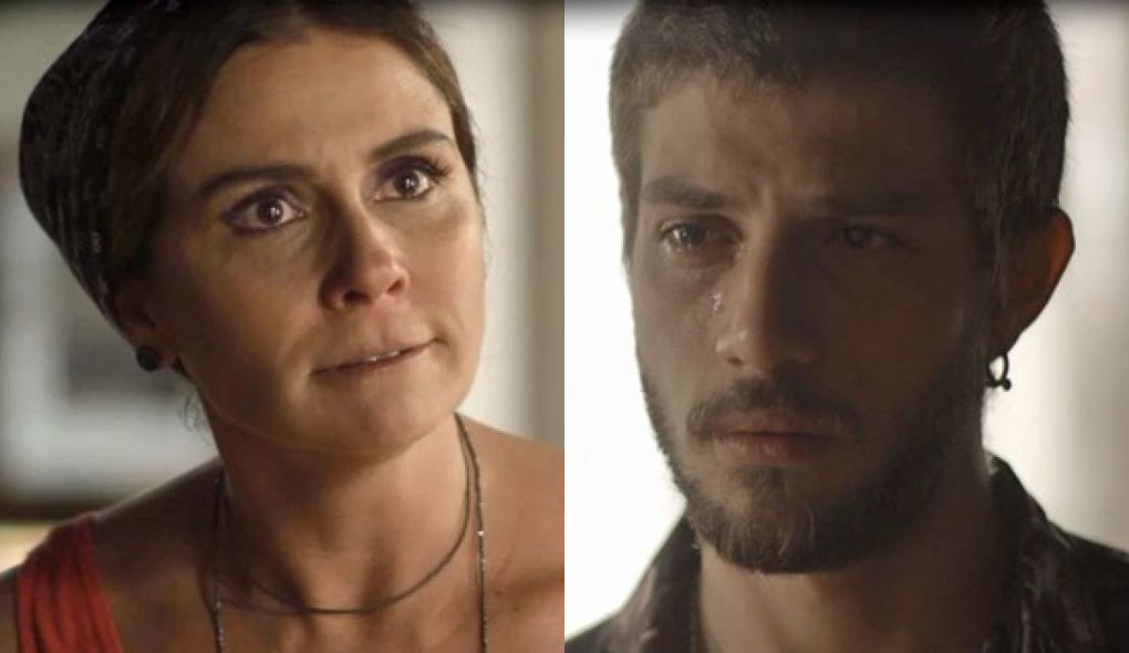 Luzia (Giovanna Antonelli) e Icaro (Chay Suede) de Segundo Sol