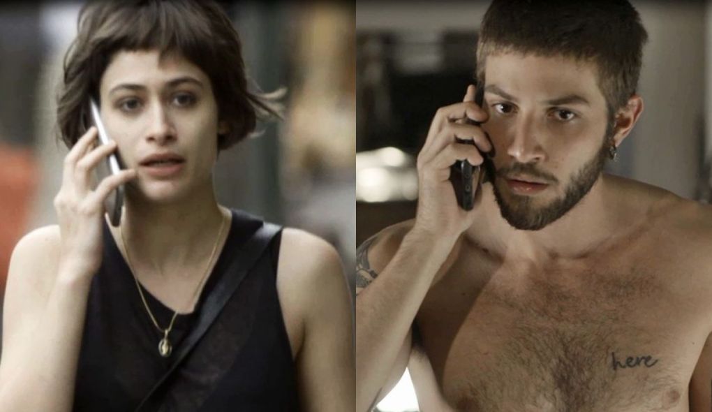Manu (Luisa Arraes) e Icaro (Chay Suede) de Segundo Sol