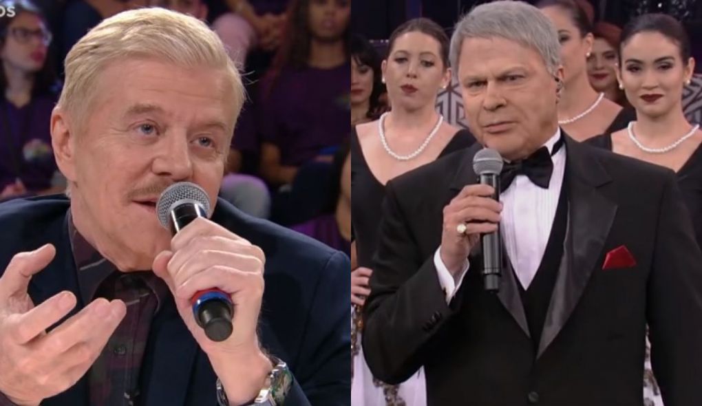 Miguel Falabella e Paulo Ricardo no Show dos Famosos