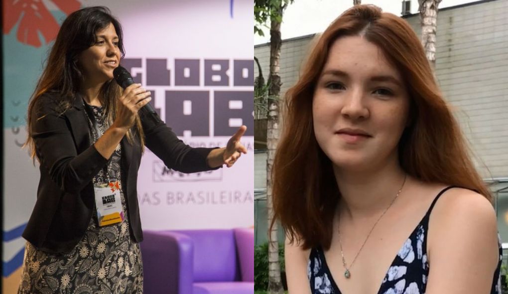 Patricia Moretzsohn, autora de Malhação Vidas Brasileiras, e Jennifer Oliveira