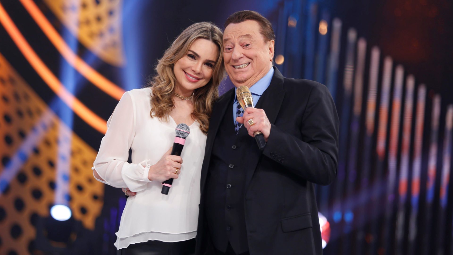 Rachel Sheherazade e Raul Gil