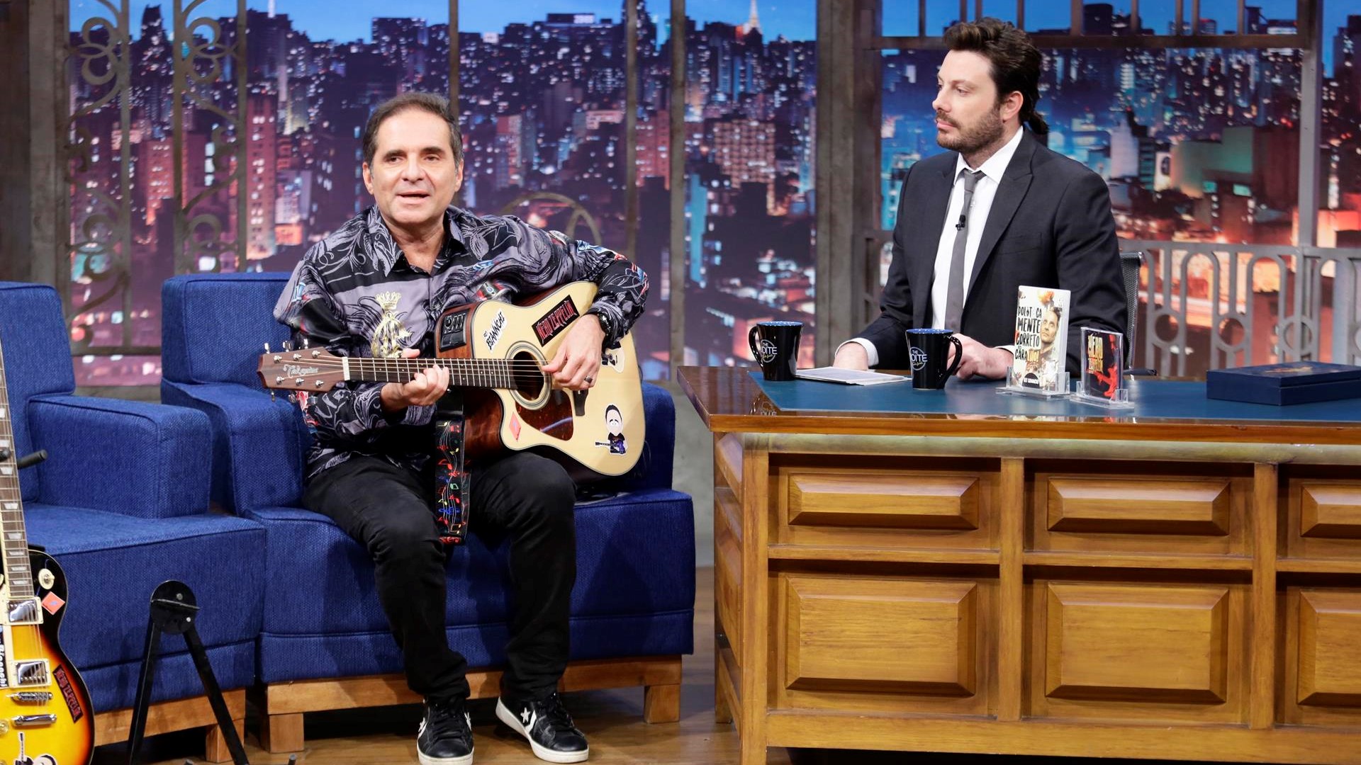 Rey Biannchi no The Noite com Danilo Gentili