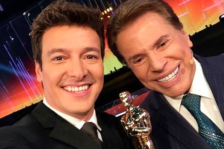 Rodrigo Faro e Silvio Santos