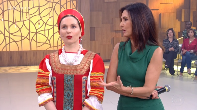 Russa participou do Encontro com Fatima Bernardes
