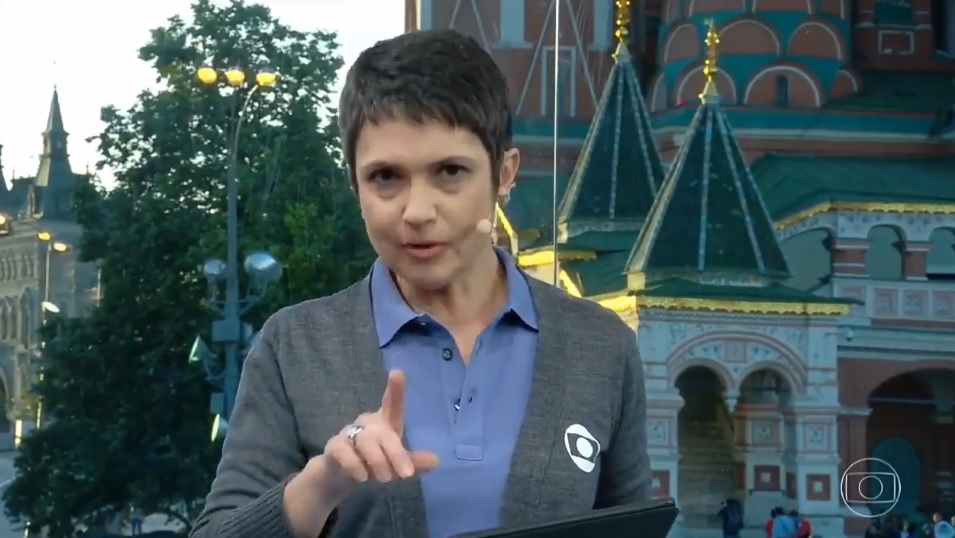 Sandra Annenberg no Jornal Hoje