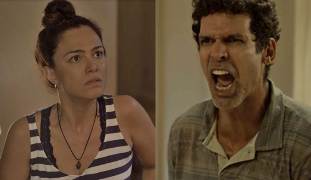 Selma (Carol Fazu) e Lourival (Jackson Costa) de Segundo Sol
