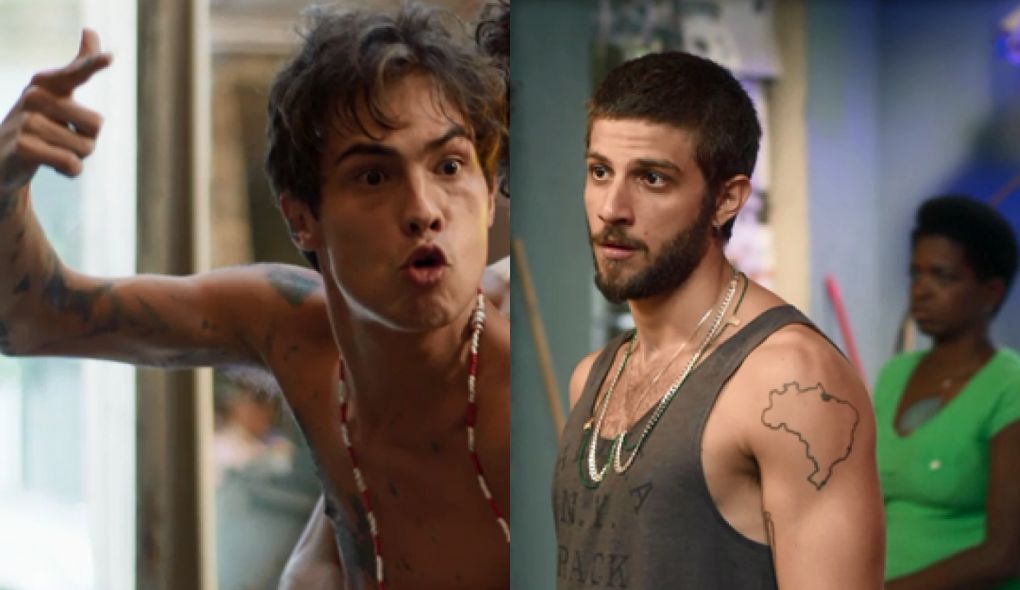 Valentim (Danilo Mesquita) e Icaro (Chay Suede) de Segundo Sol