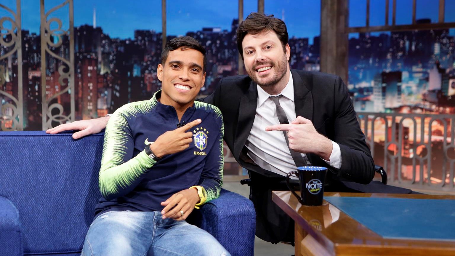 Wendell Lira no The Noite