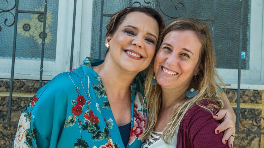 Ana Beatriz Nogueira e a diretora artística Natália Grimberg