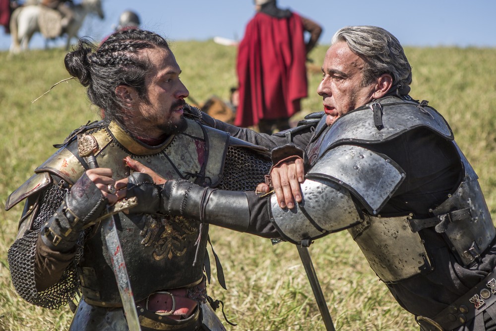 Afonso (Romulo Estrela) e Otavio (Alexandre Borges) de Deus Salve o Rei