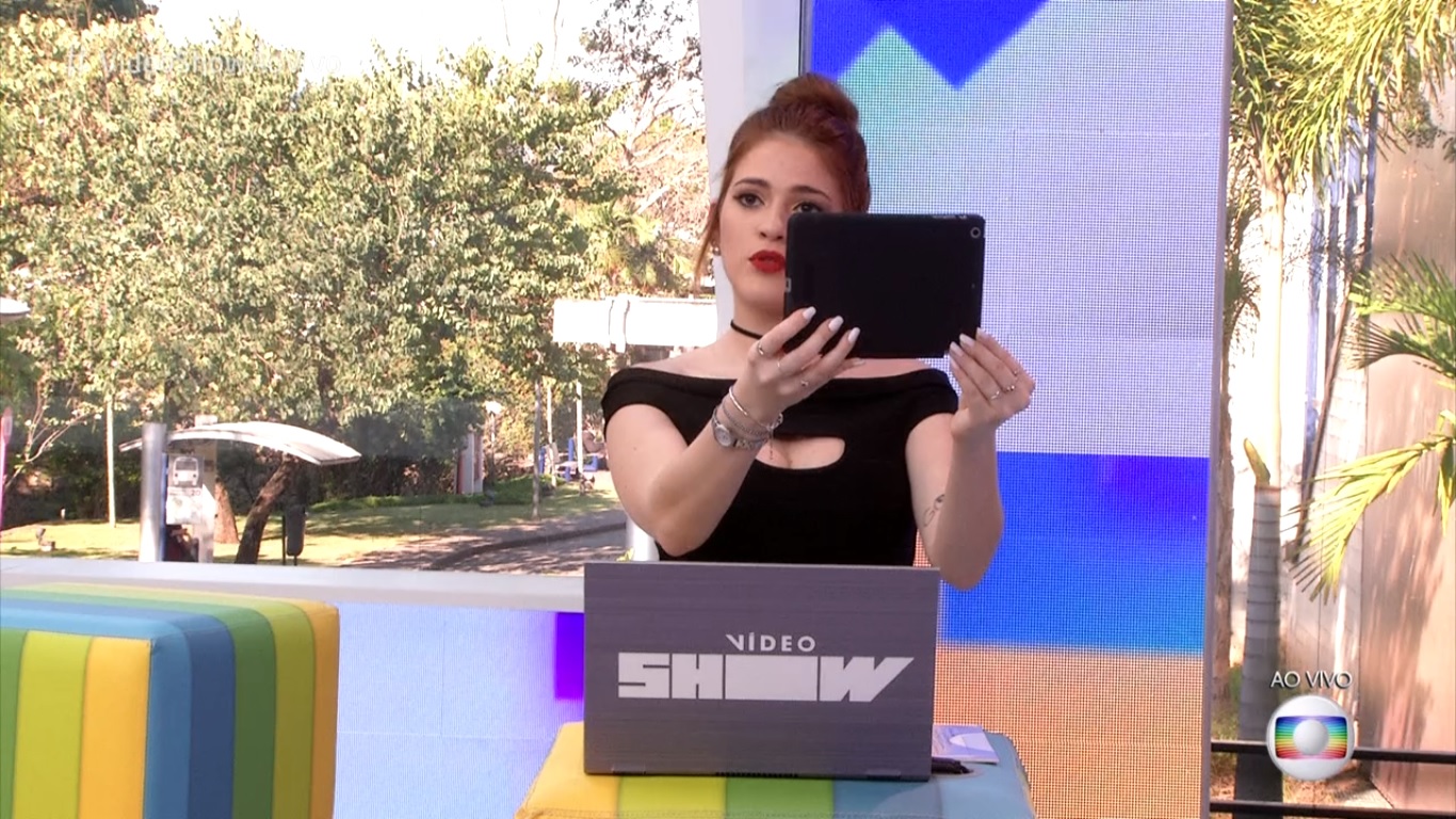 Ana Clara, apresentadora do Video Show