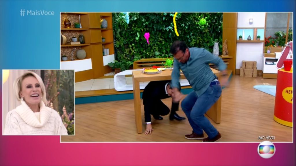 Ana Maria Braga, Dony De Nuccio e Fernando Rocha