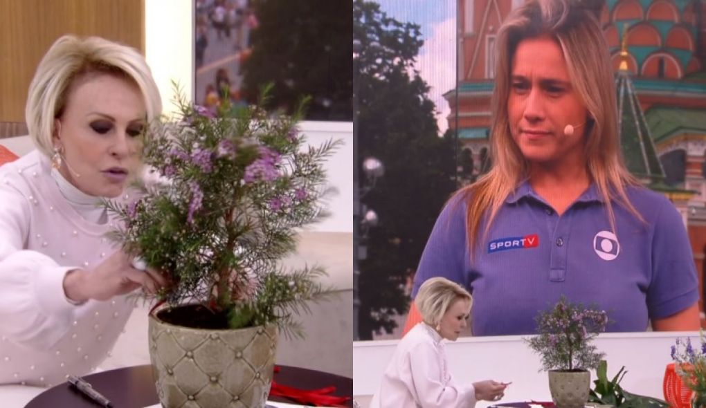 Ana Maria Braga e Fernanda Gentil no Mais Voce