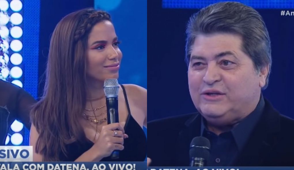 Anitta e Datena no Agora e Domingo