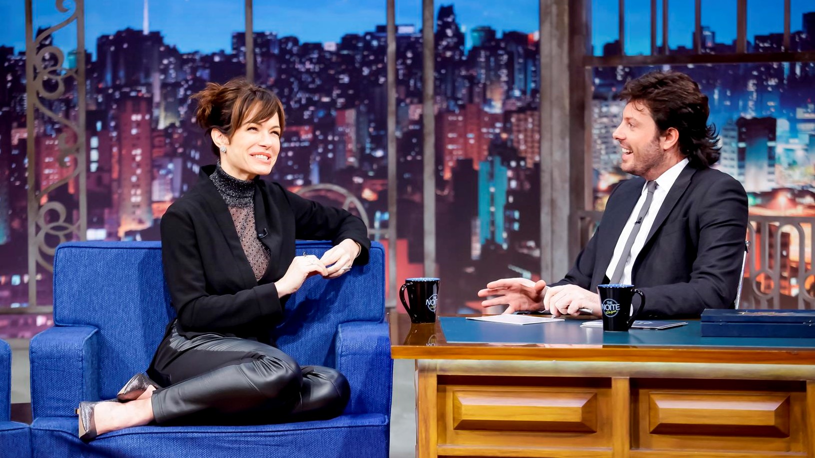 Babi Xavier no The Noite com Danilo Gentili