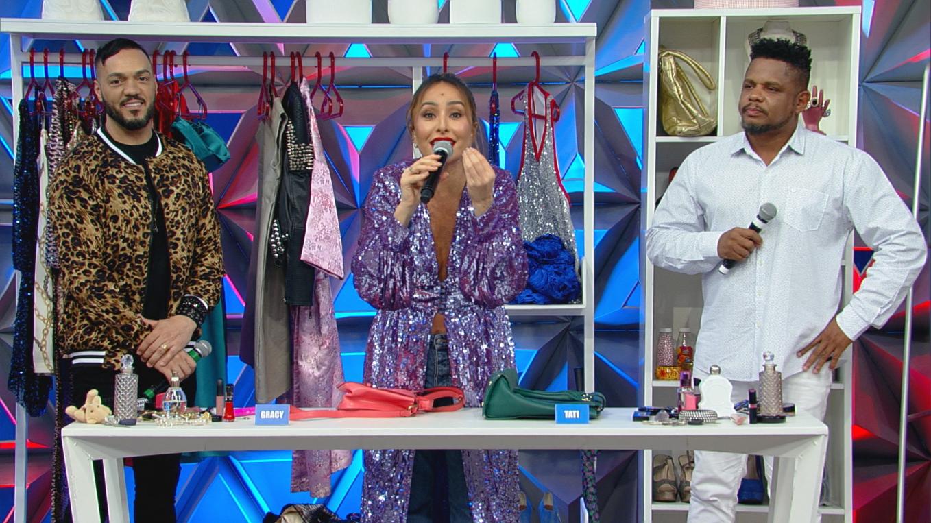 Belo, Sabrina Sato e Marcelo no Programa da Sabrina