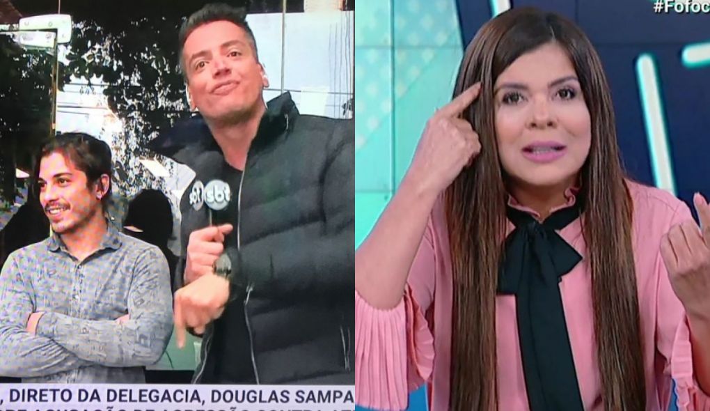 Douglas Sampaio, Leo Dias e Mara Maravilha no Fofocalizando