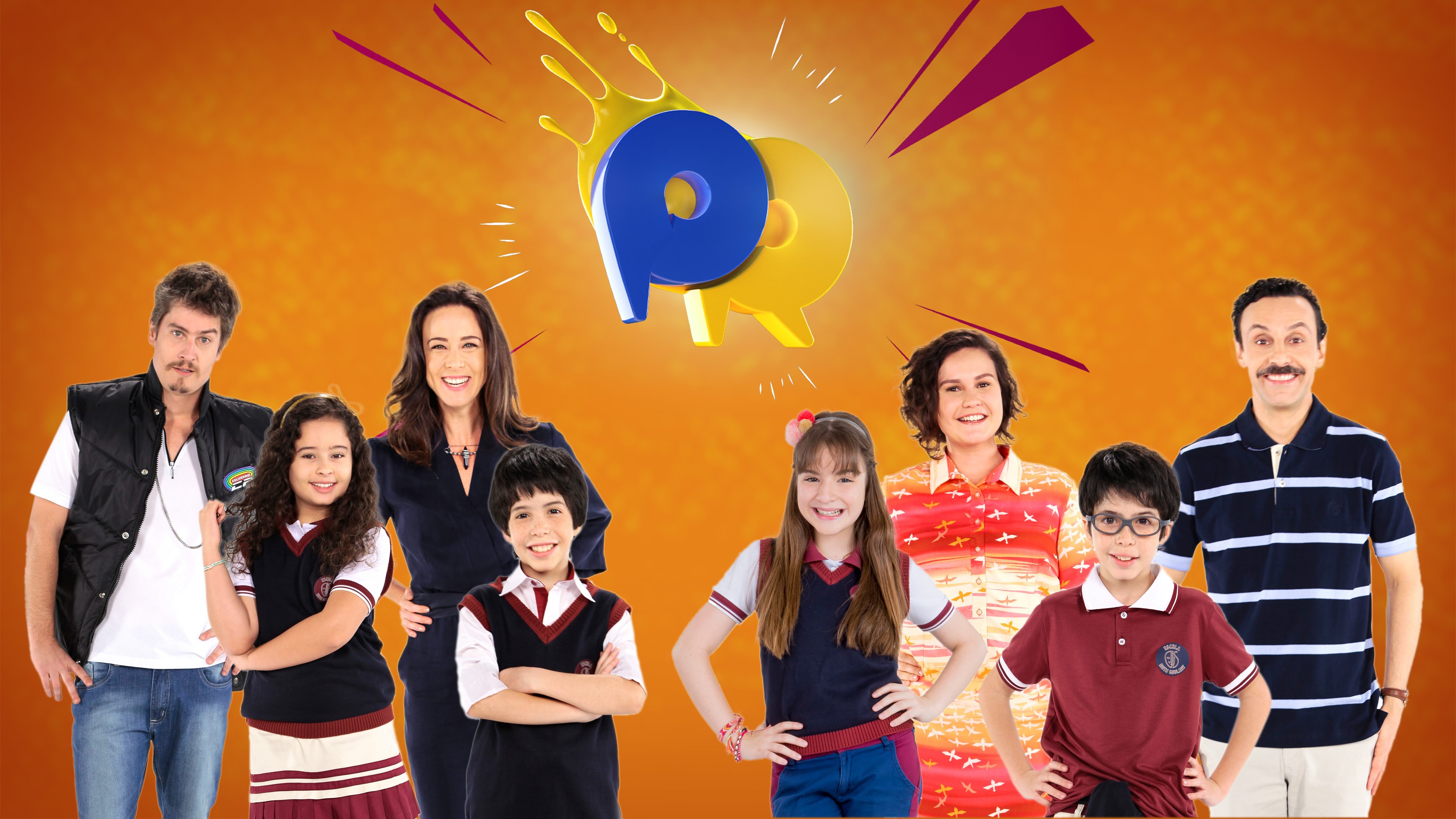 Elenco de Poliana participa do Passa ou Repassa