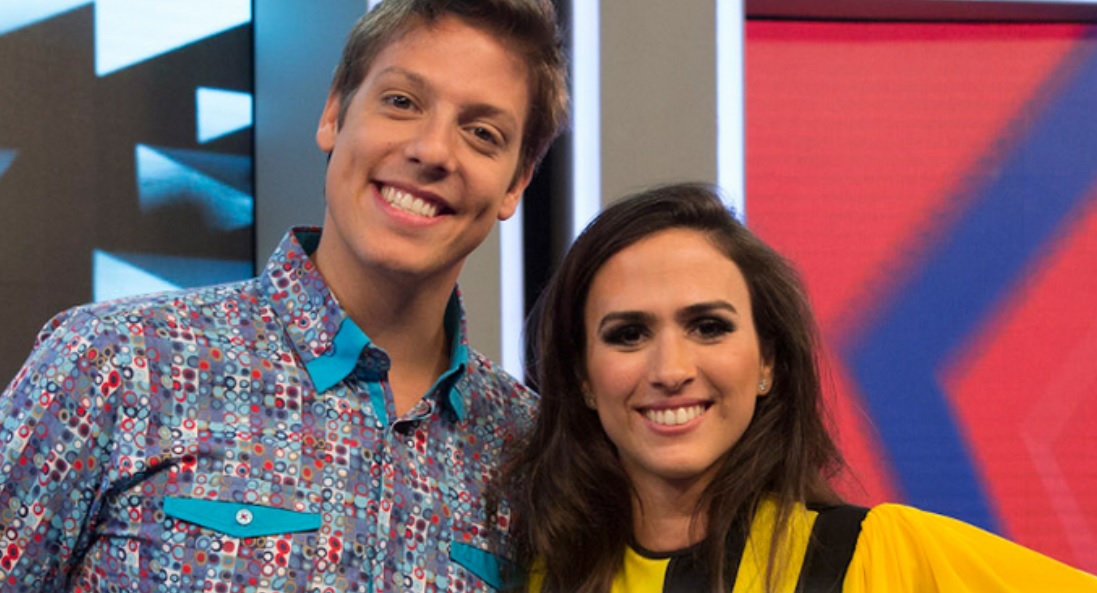 Fabio Porchat e Tata Werneck no Tudo Pela Audiencia