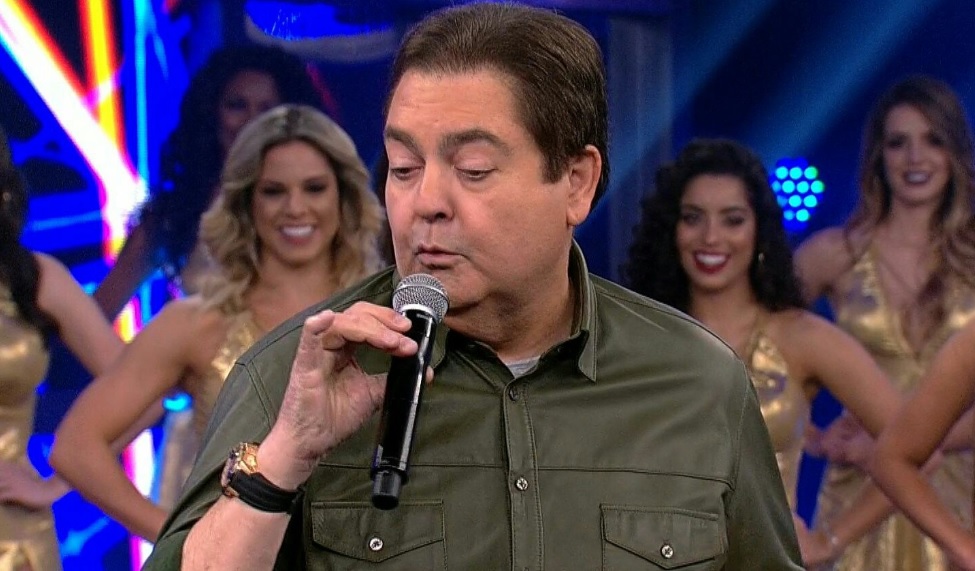 Fausto Silva no Domingao do Faustao