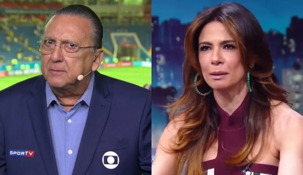 Galvao Bueno e Luciana Gimenez