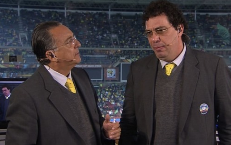 Galvao Bueno e Walter Casagrande