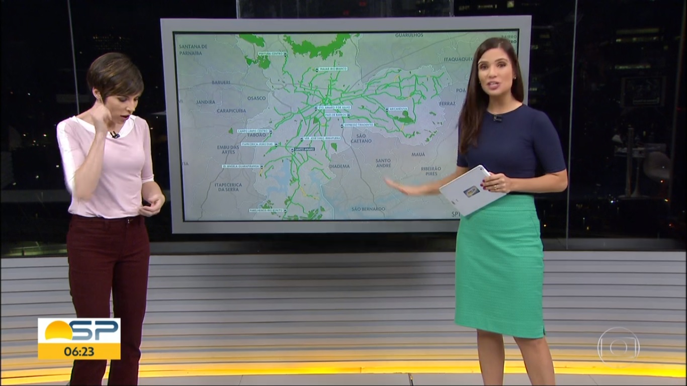 Gloria Vanique e Sabina Simonato no Bom Dia SP