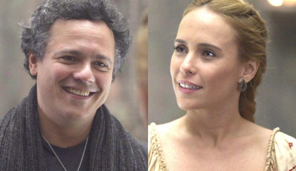 Gregorio (Danton Mello) e Diana (Fernanda Nobre) de Deus Salve o Rei