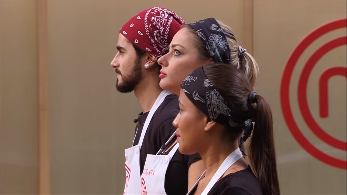 Hugo, Maria Antonia e Eliane, participantes do MasterChef