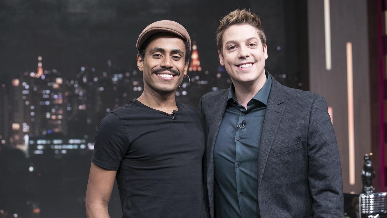 Ícaro Silva no Programa do Porchat