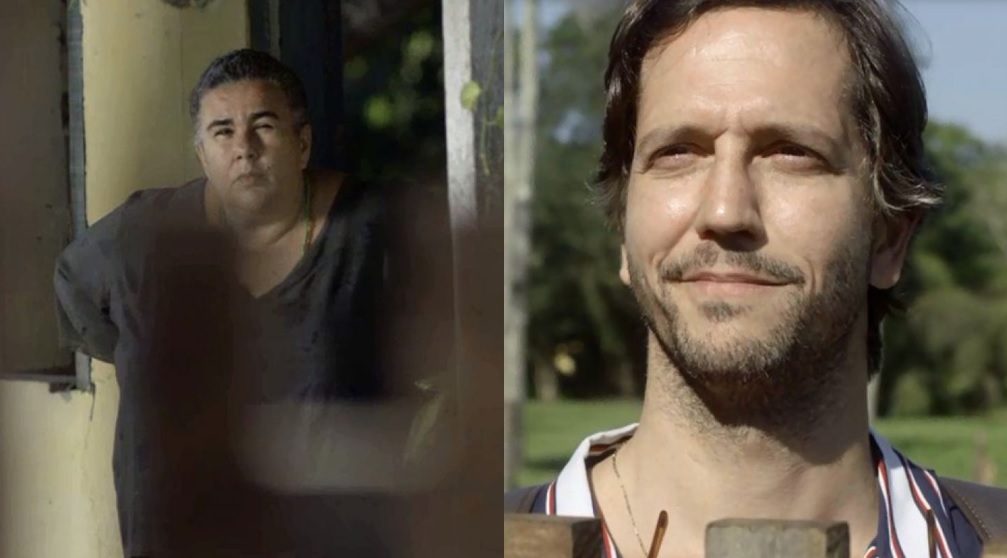 Januaria (Zeca de Abreu) e Remy (Vladimir Brichta) de Segundo Sol