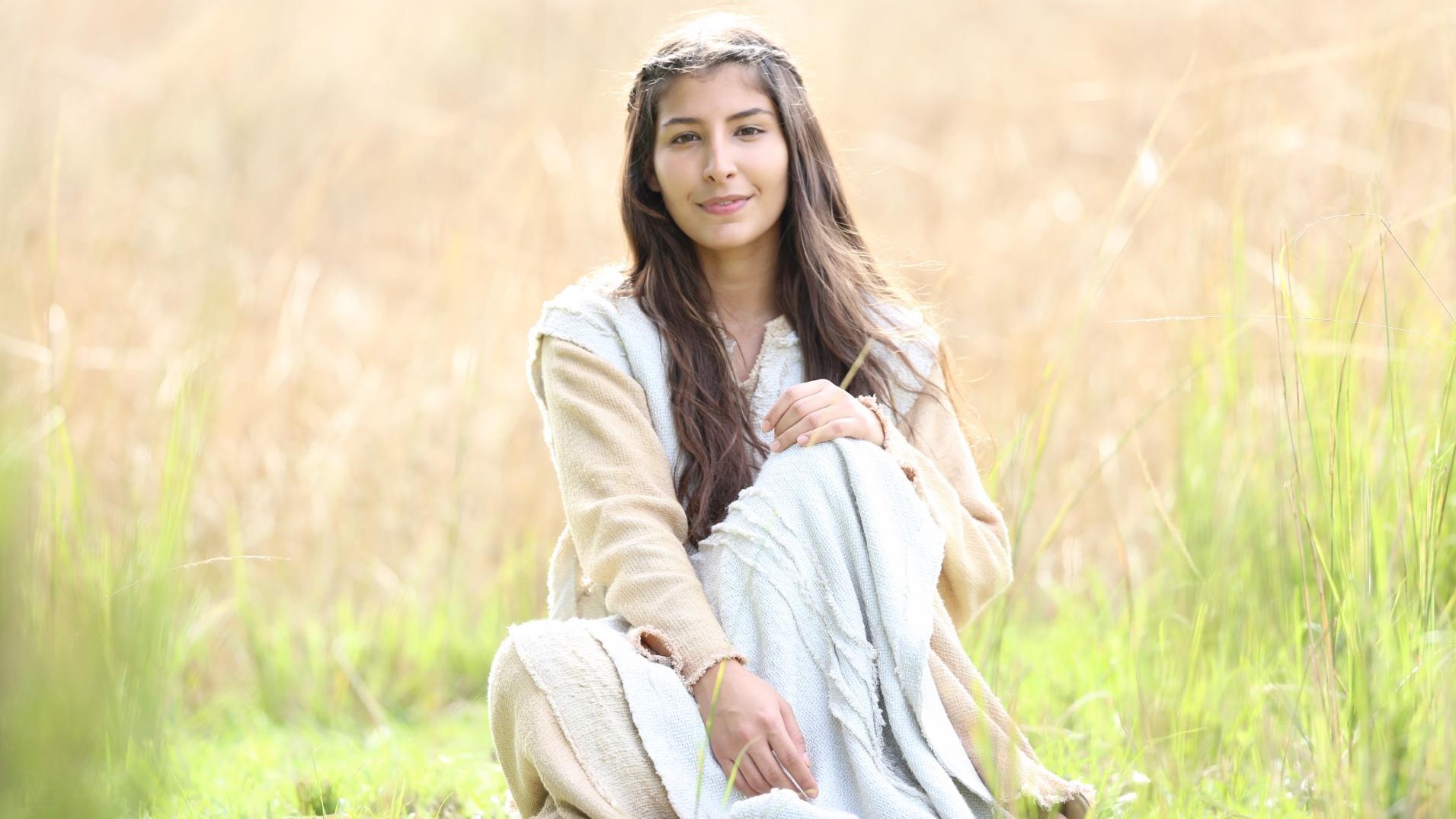 Juliana Xavier como Maria em Jesus